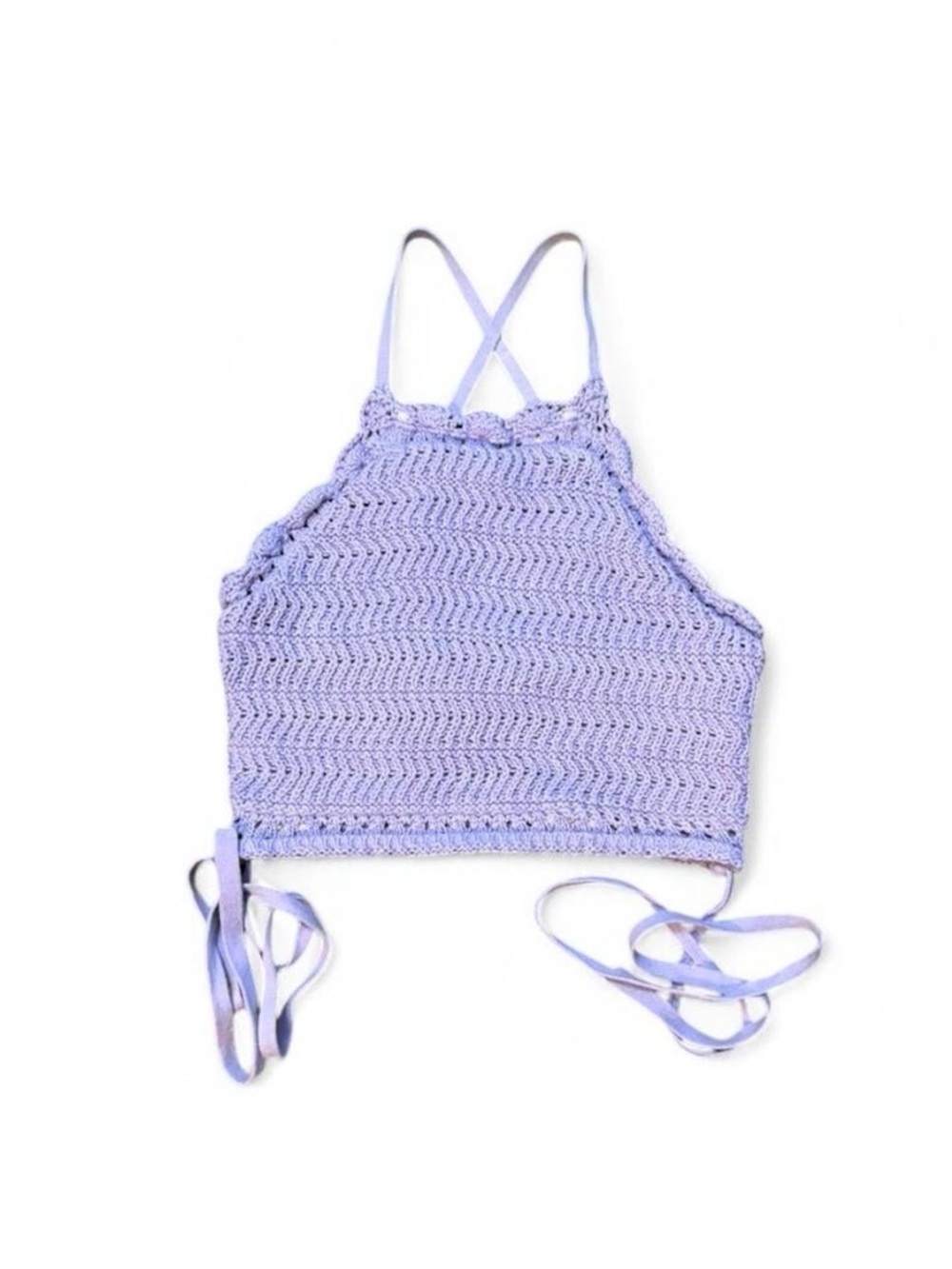 Hollister Crochet Halter Top
